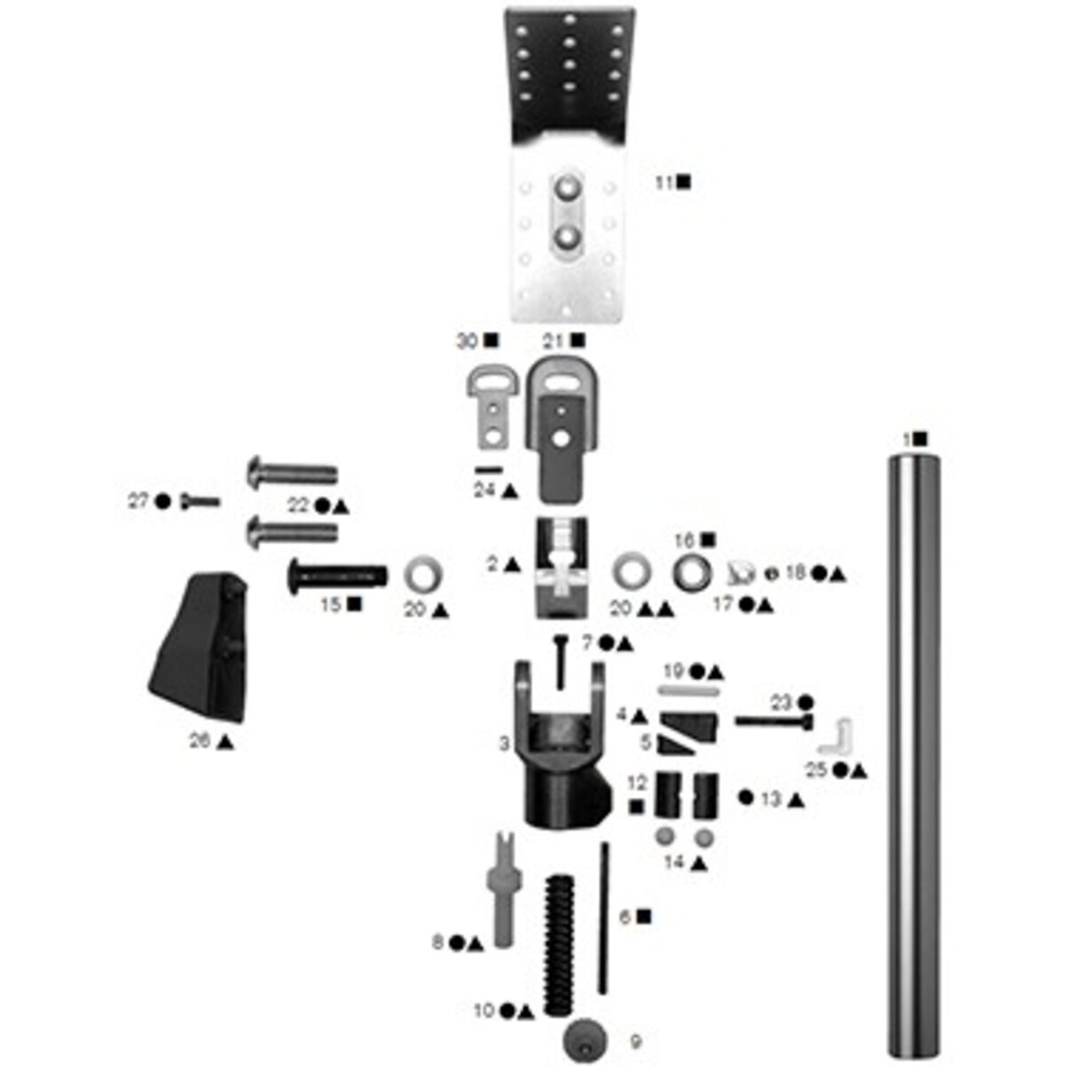 Modular Hip - Free Motion, Titanium