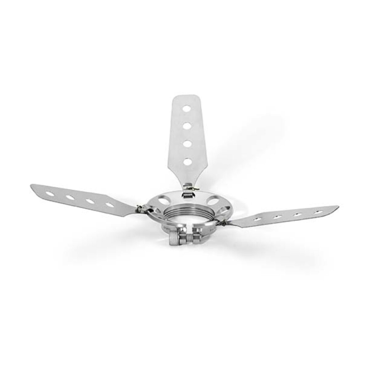 3-Prong Connector with Flexible Ears - Titanium