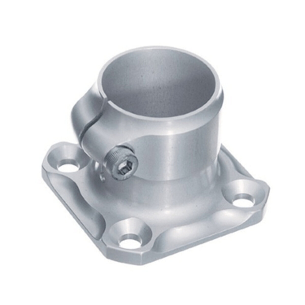 30mm 4-Hole Tube Clamp - Aluminum