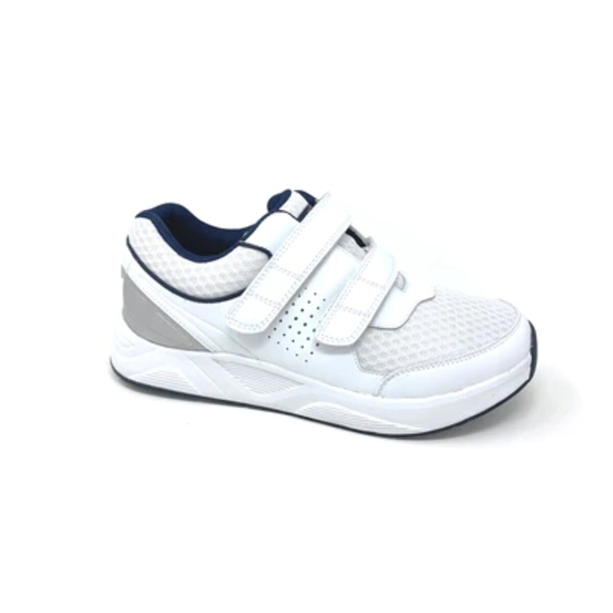 FITec 9721 - Added-Depth Double Straps Mesh Lace Walking Shoe - Men