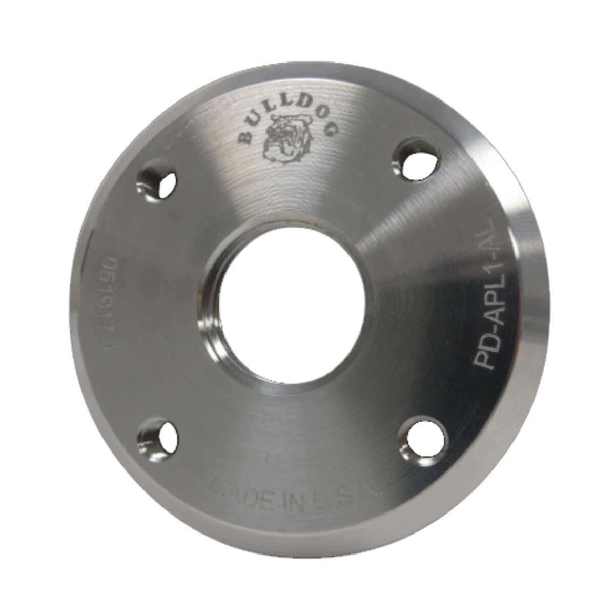 Plaque de fixation pour verrou APL, en aluminium