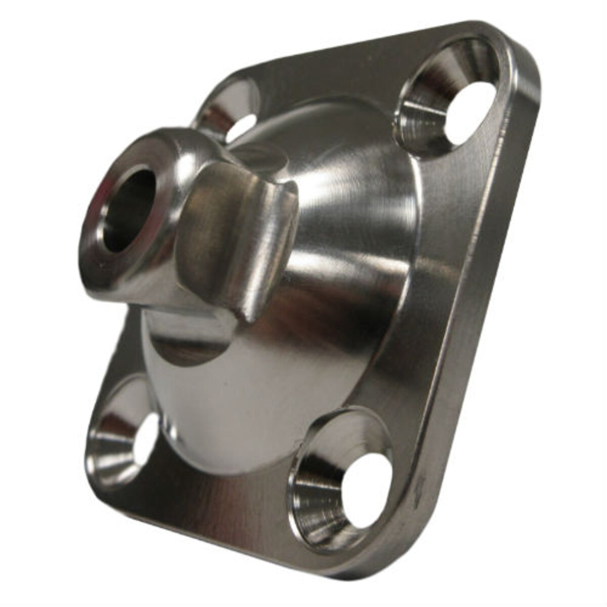 Square 4-Hole Pyramid - Titanium