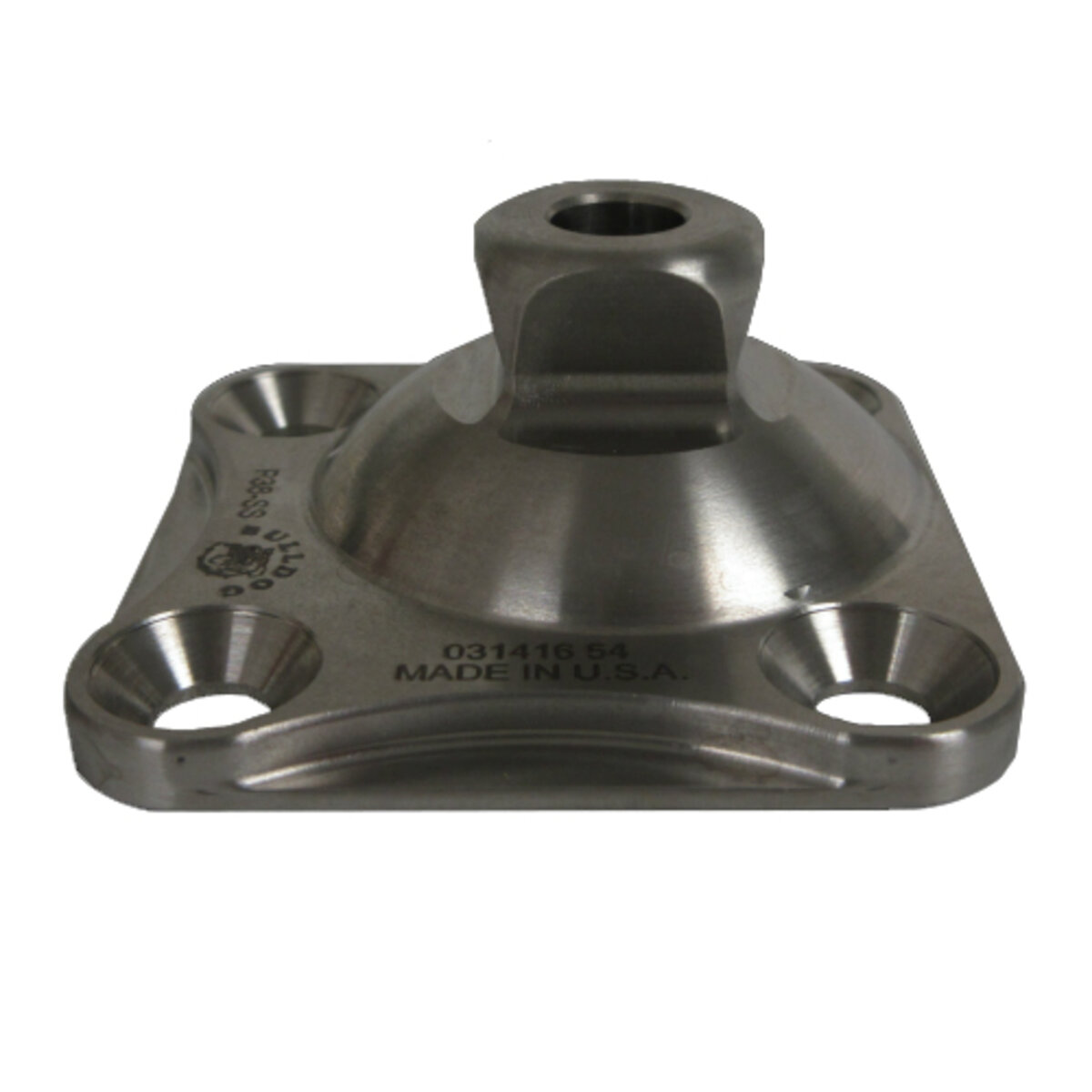 Square 4-Hole Pyramid with 6.8 Diagonal Offset - Titanium