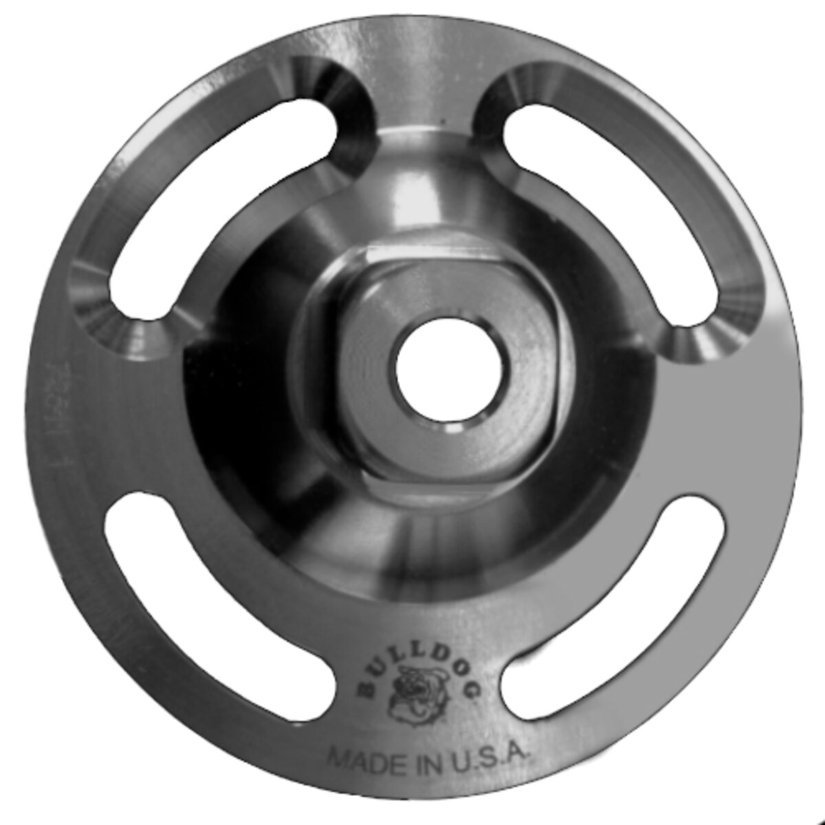 Offset 4-Slot Pyramid with Rotation - Titanium