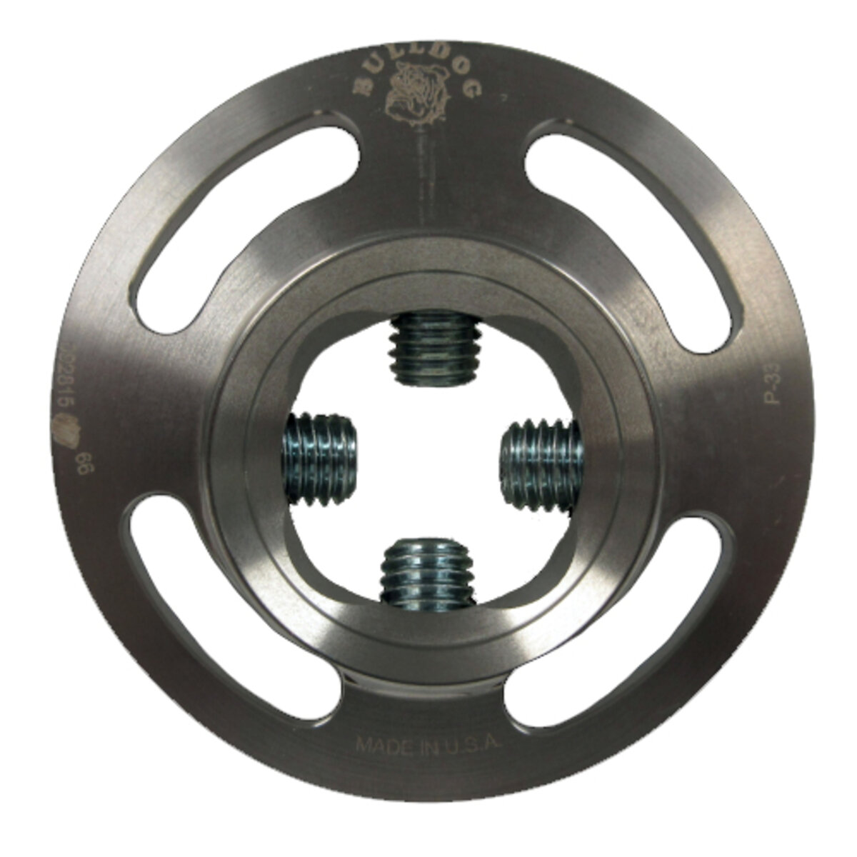 Offset 4-Slot Pyramid Receiver with Rotation - Titanium