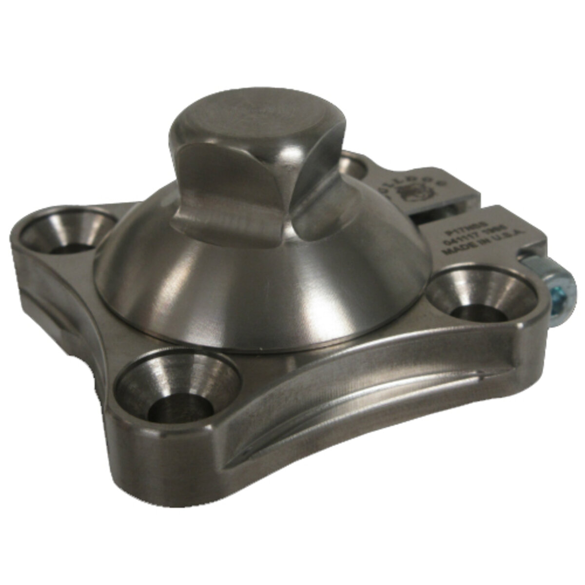Titanium 4-Hole Base with Stainless Steel Male Adapter