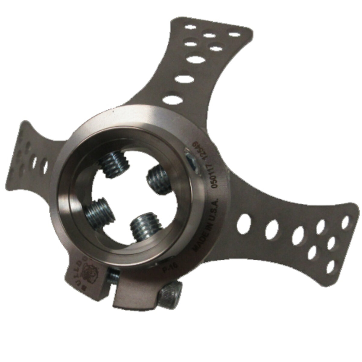 3-Prong Lamination Adapter with Rotating Female Receiver - Titanium