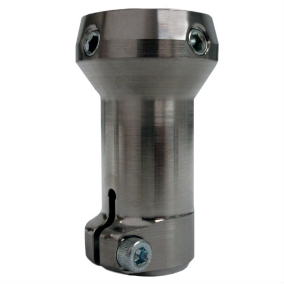 22mm Pediatric Tube Clamp to Adult Pyramid Receiver - Titanium