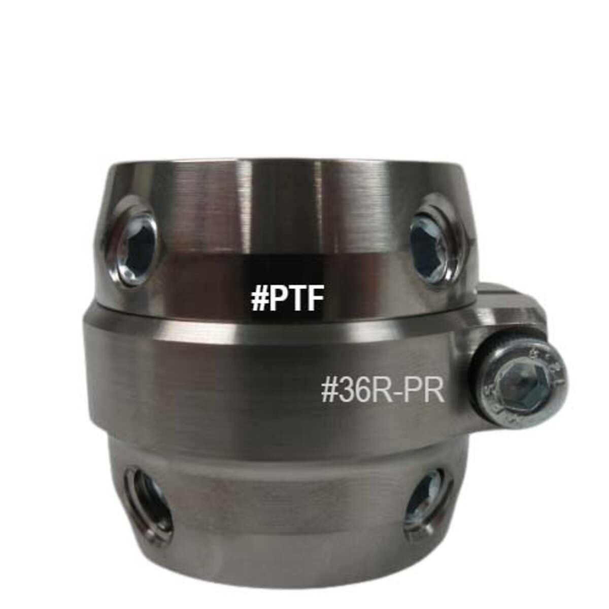 Récepteur fileté rotatif avec double récepteur fileté M36, en titane