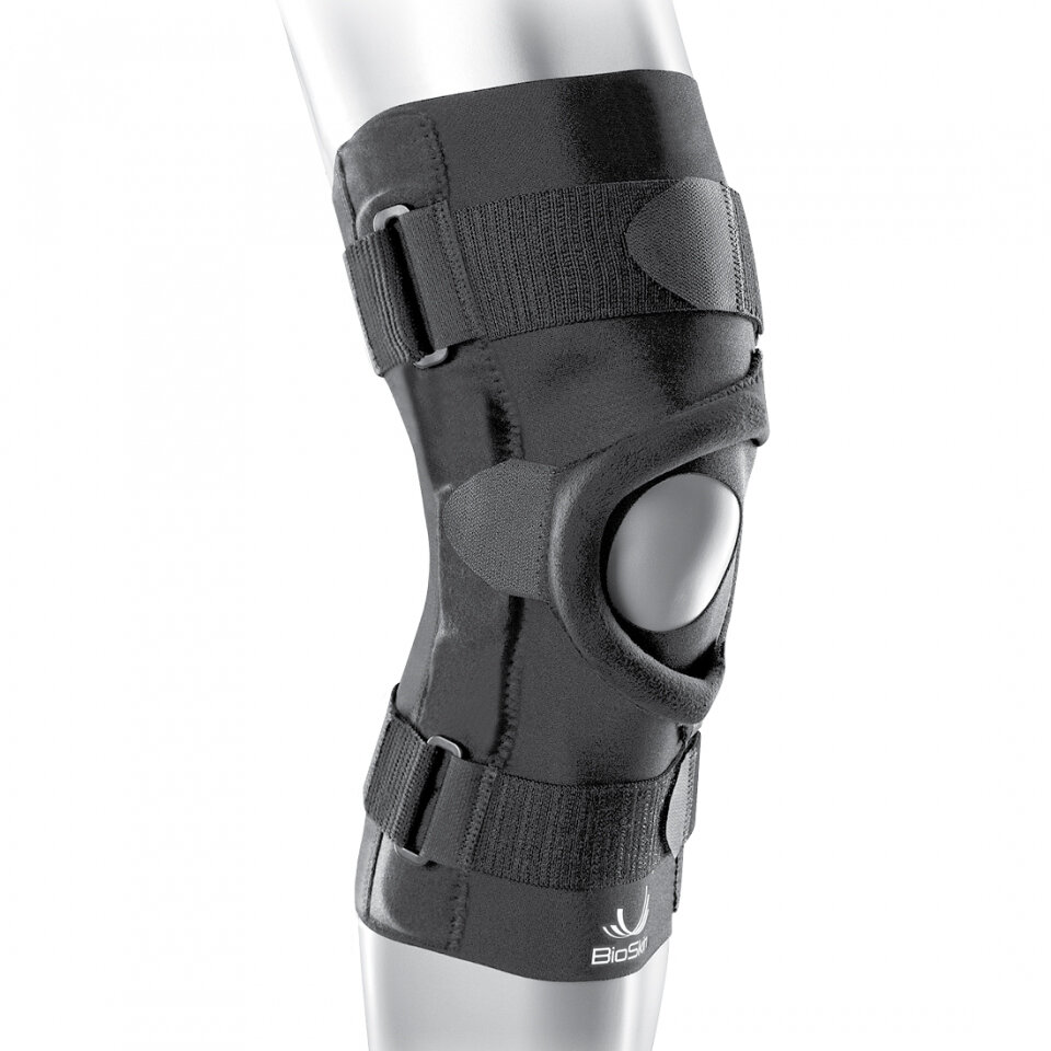 BioSkin® Q Brace™ with Conforma™ Hinge - Pull-On - Open Patella