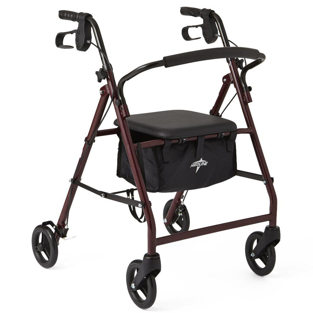 Medline Basic Steel Rollators