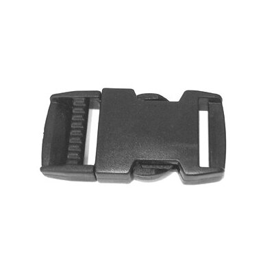 WBC Side Release Buckle, Black Plastic