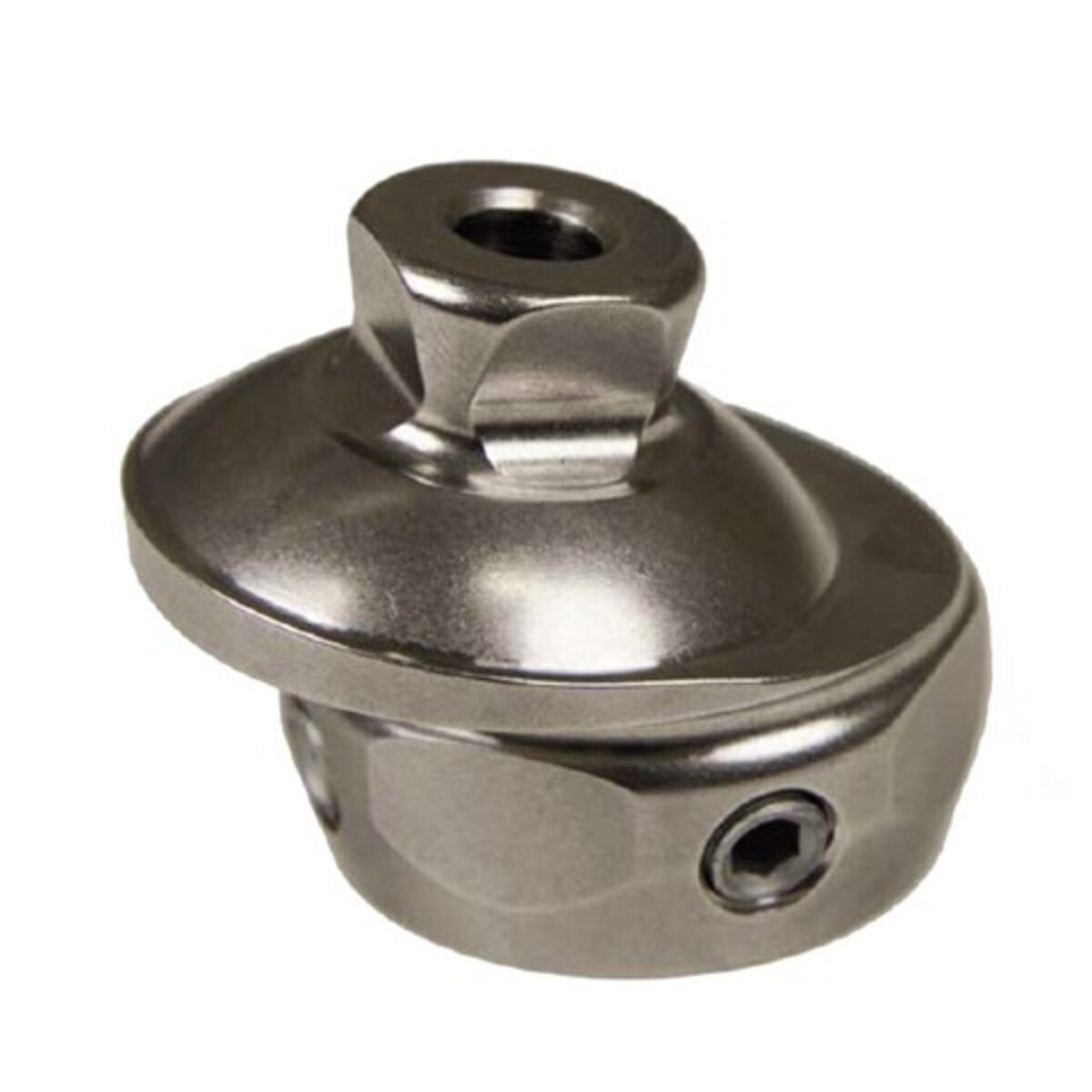 Male-Female Double Adapter with 8mm Offset and 10 Degree Angle