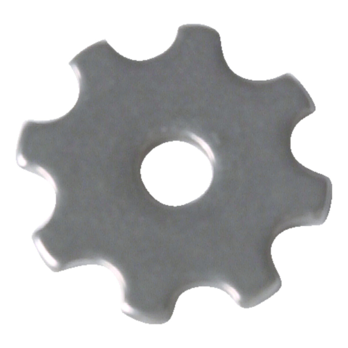 Serrated Steel Washer with Hole