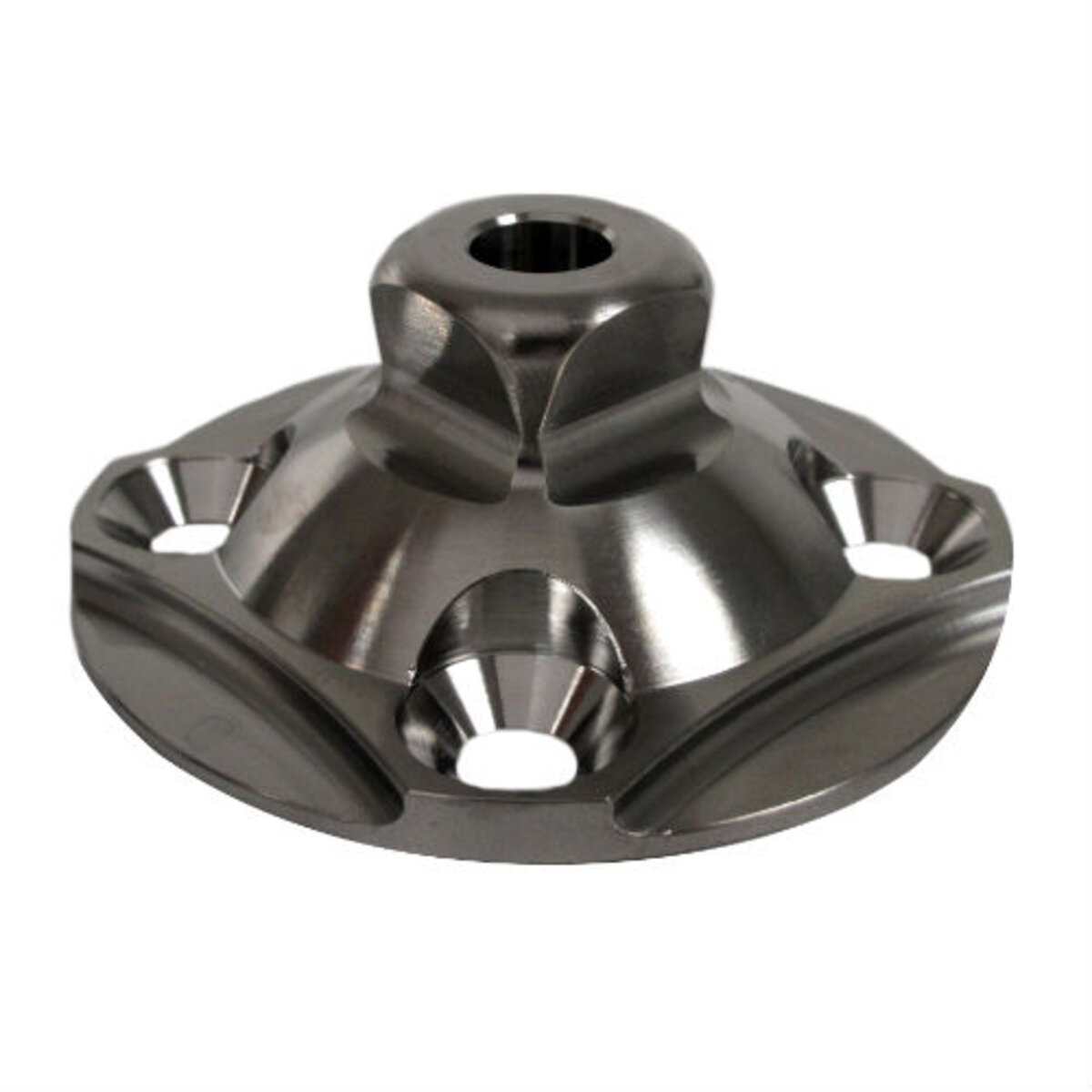 Pediatric 4-Hole with Adult Male Pyramid - Titanium