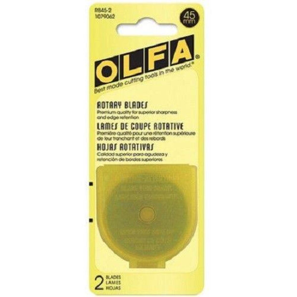 Rotary Cutter Replacement Blades for OLFA - 2 Pack
