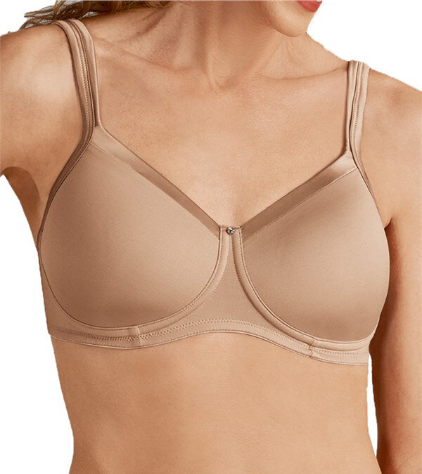 Lara Satin Padded Wire-Free Bra
