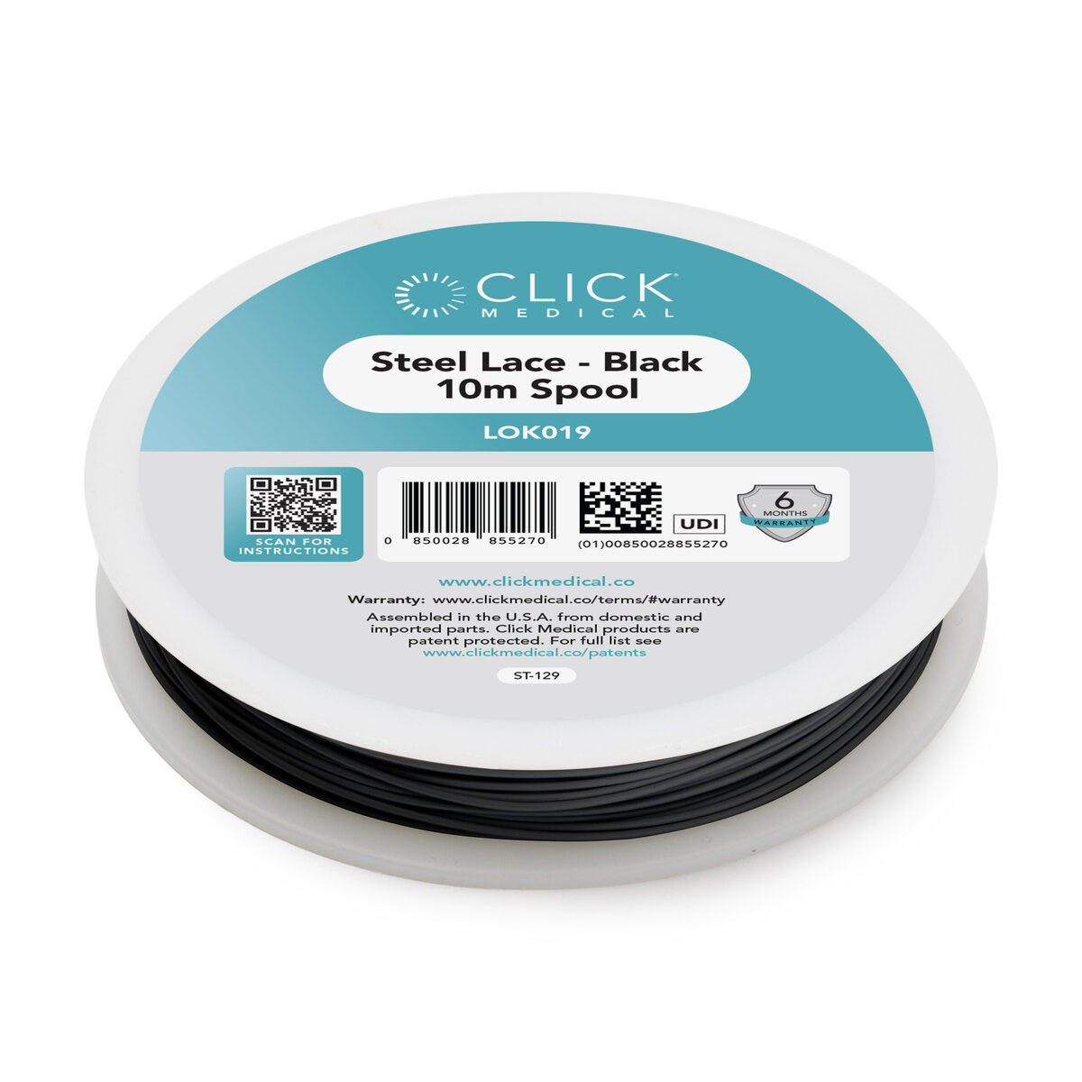 Low-Mid Power Steel Lace - 10m Spool