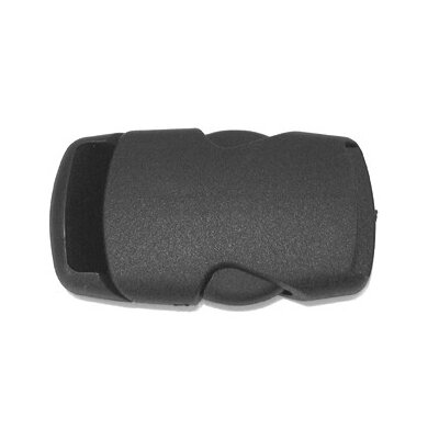 WBC Contour Side Release Buckle, Black Plastic