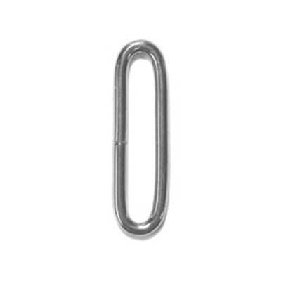 WBC Oval Loops, Nickel Plated