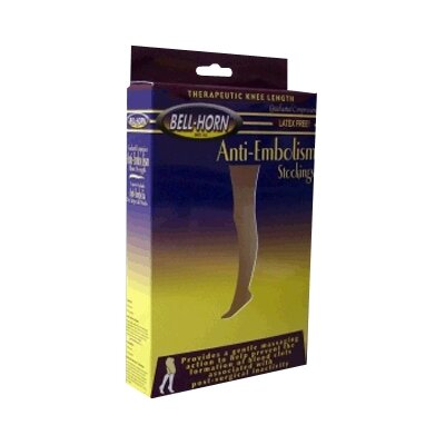 Bell-Horn Open Toe Anti-Embolism Knee Stocking 18 mmHg