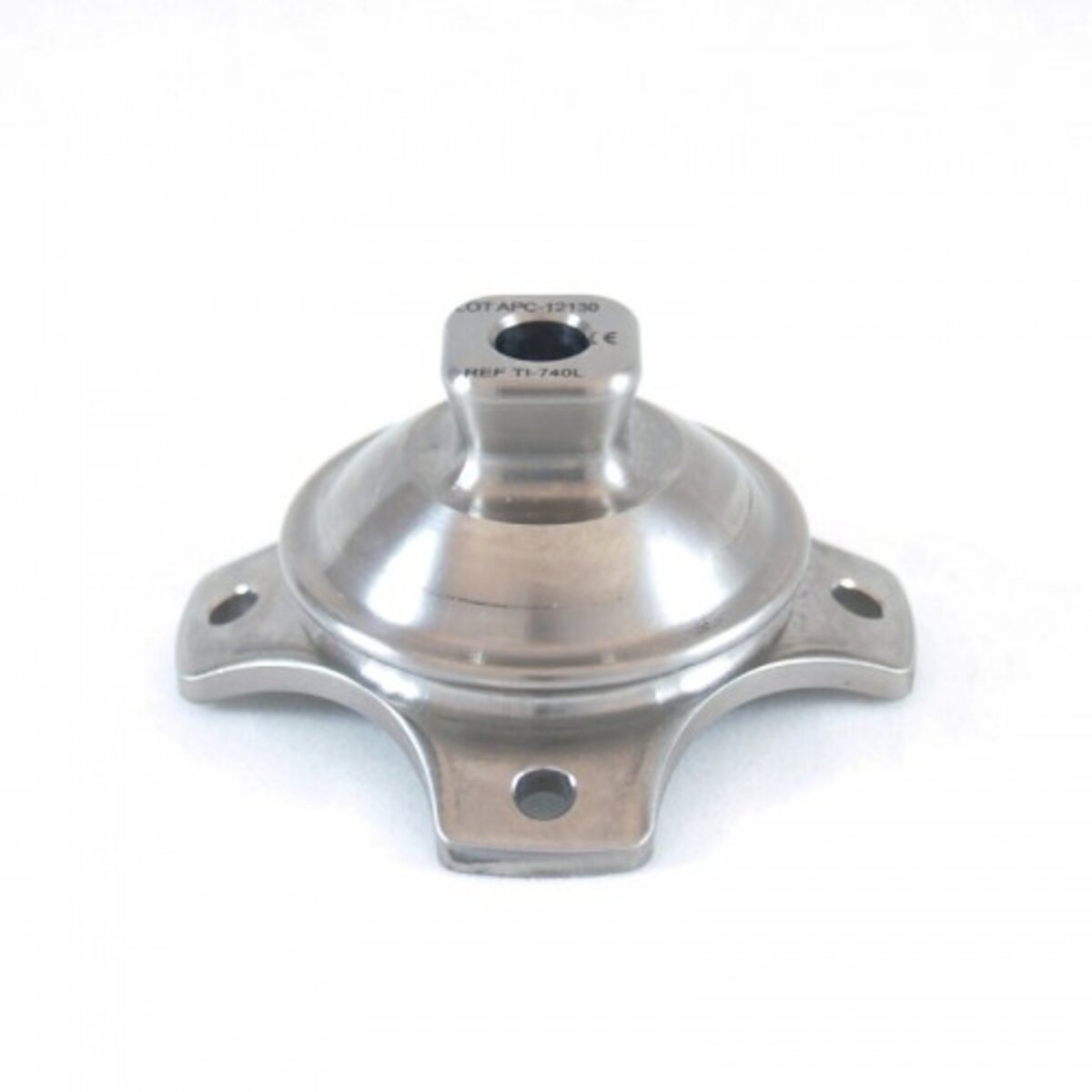 4-Prong Laminating Adapter with Fixed Pyramid - Titanium