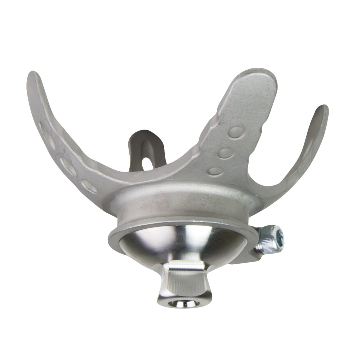 4-Prong Rotatable Pyramid with Pin Lock Hole - Titanium