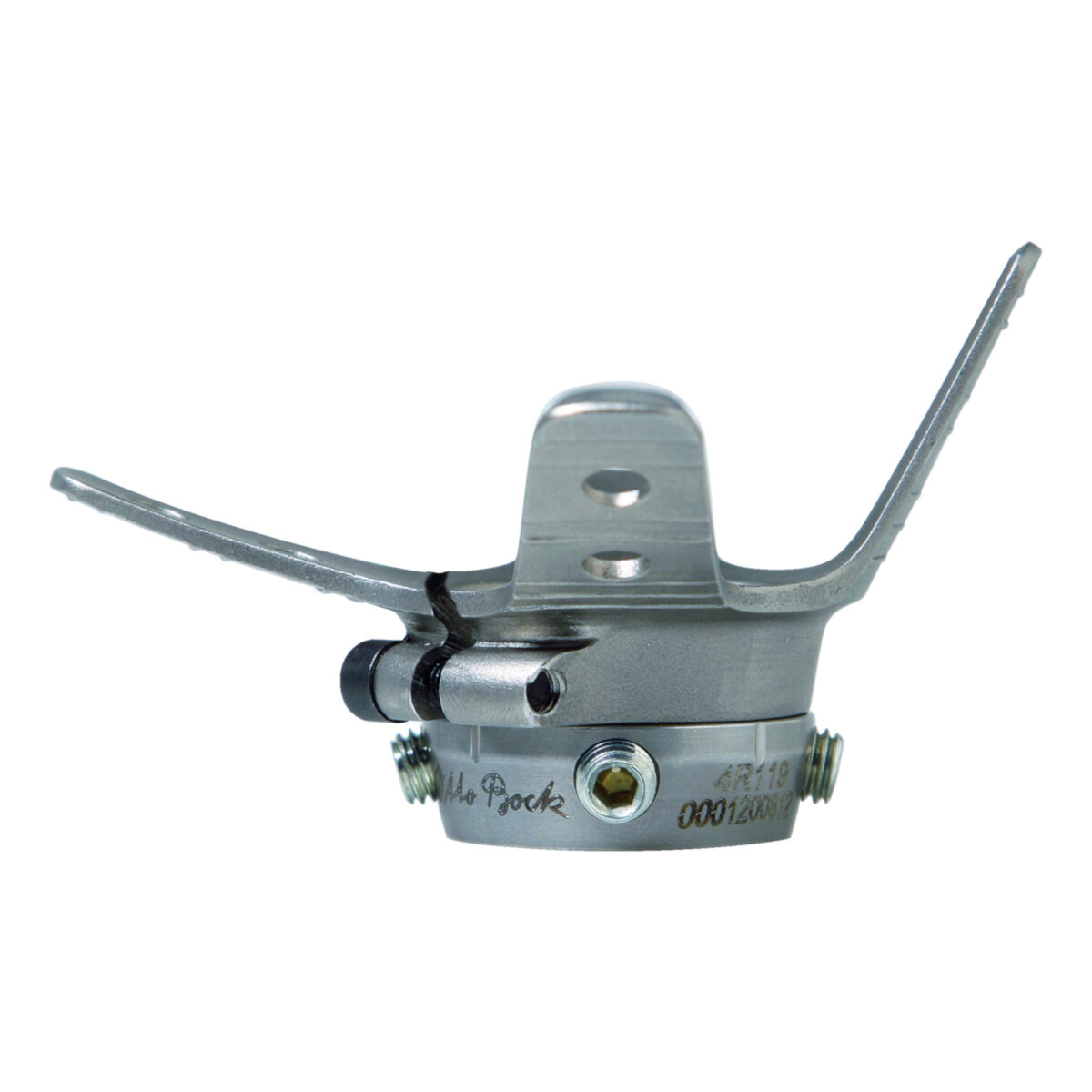 Lamination Anchor with Rotatable Pyramid Receiver and Angled Arm