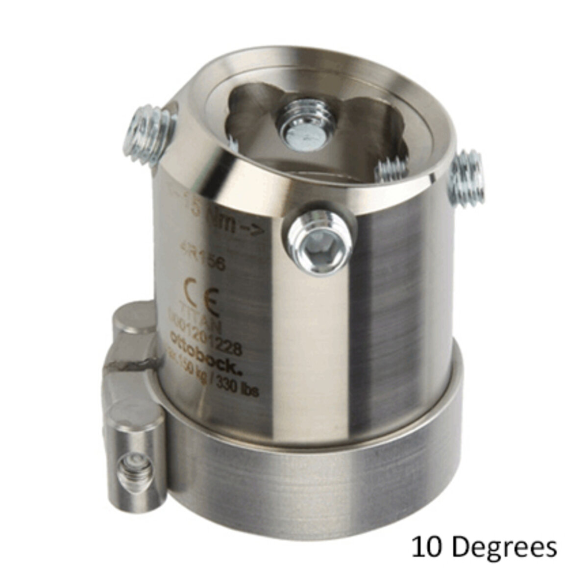 34mm Tube Clamp with Angled Pyramid Receiver