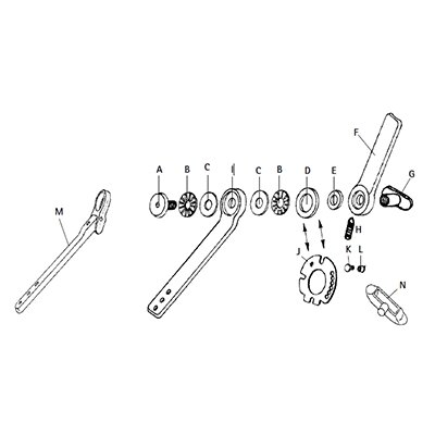 Thrust Bearing Hip Joint Components