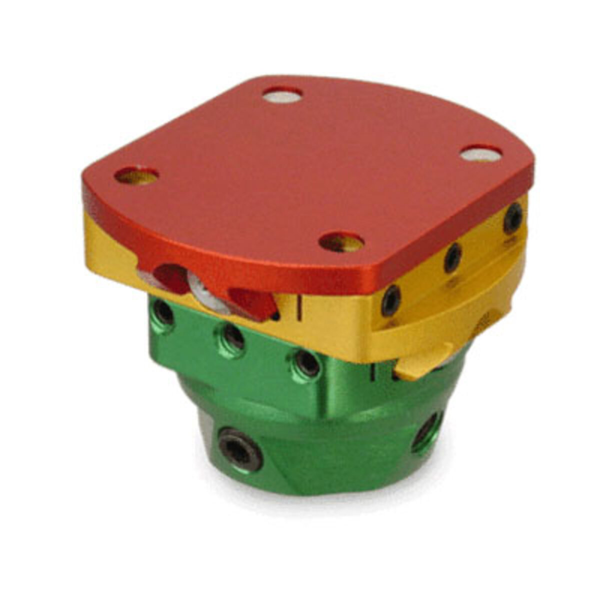 Spectrum 4-Hole Plate To Pyramid Receiver With Alignment Adaptor