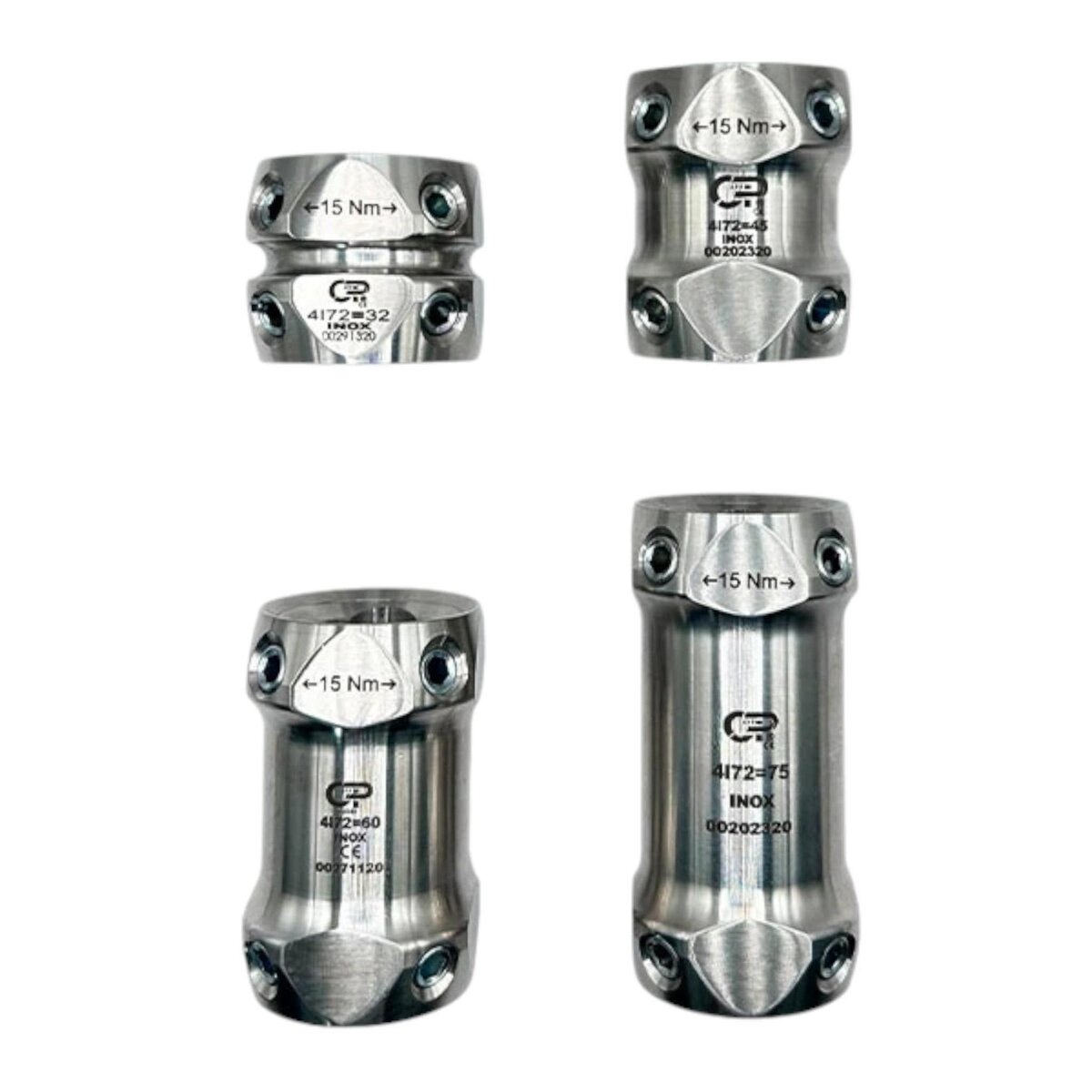 Double Receiver Adapter to Pyramid Stainless Steel