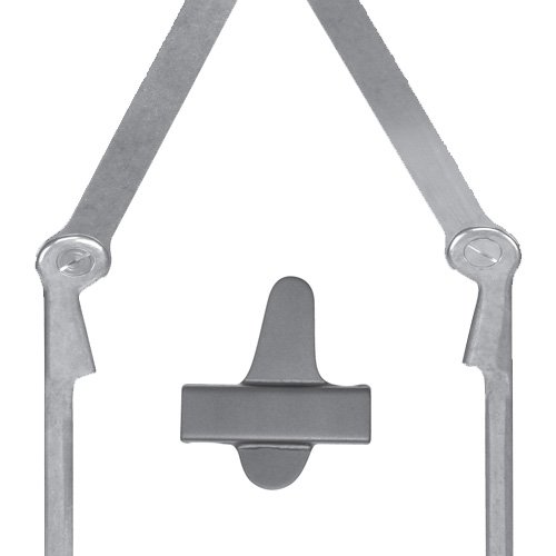 X3266 - Split Stirrups with One-Piece Dorsiflexion Plus Ankle Joint Uprights and Caliper Plate